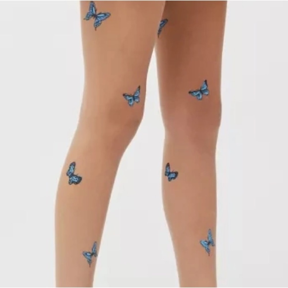 Flutter Tight In Blue Multi - Picture 2 of 2